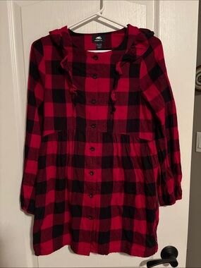 Roots Red & Black Buffalo Plaid Shirt